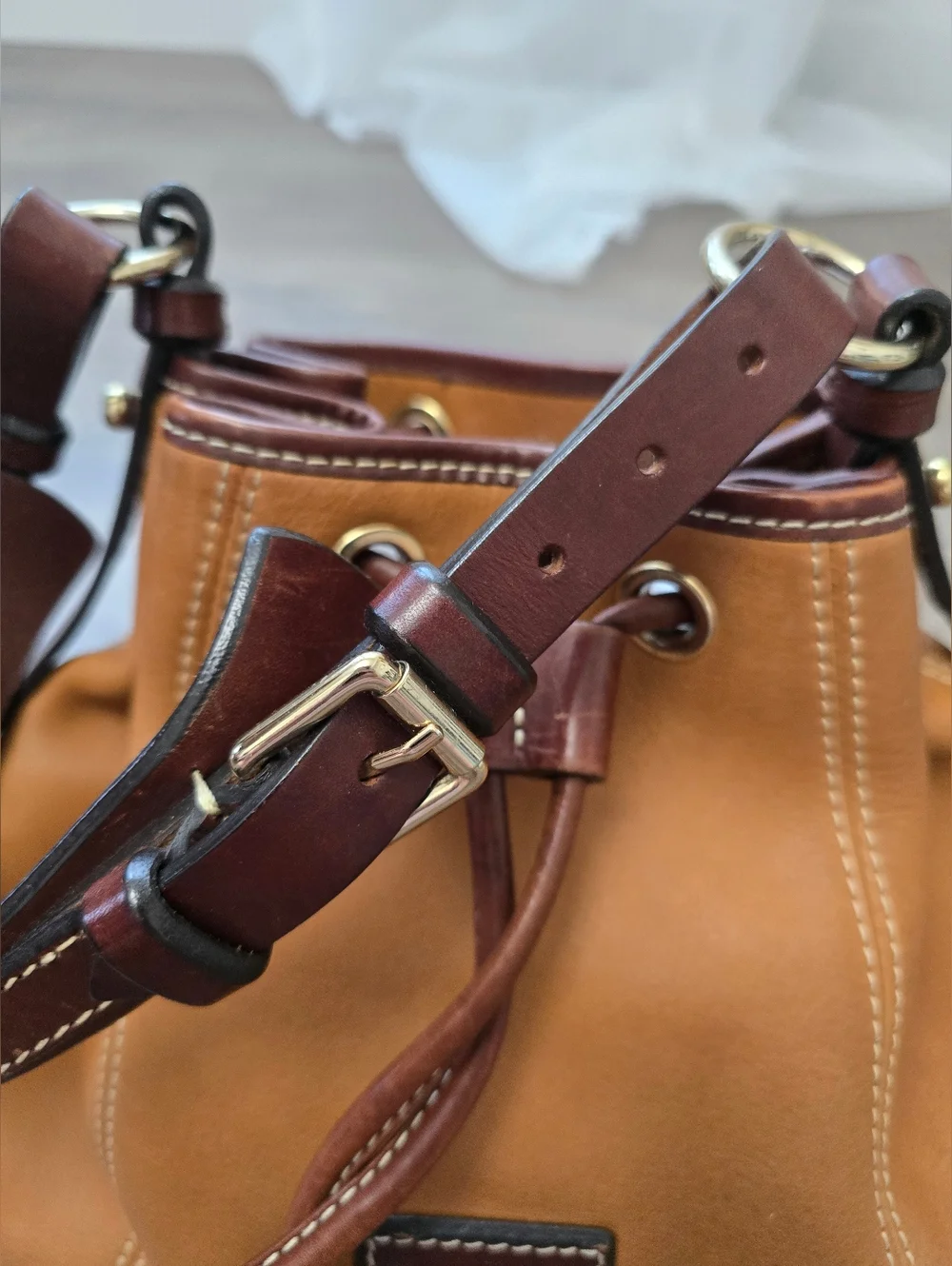 Dooney & Bourke Florentine Hattie Leather Drawstring Bag